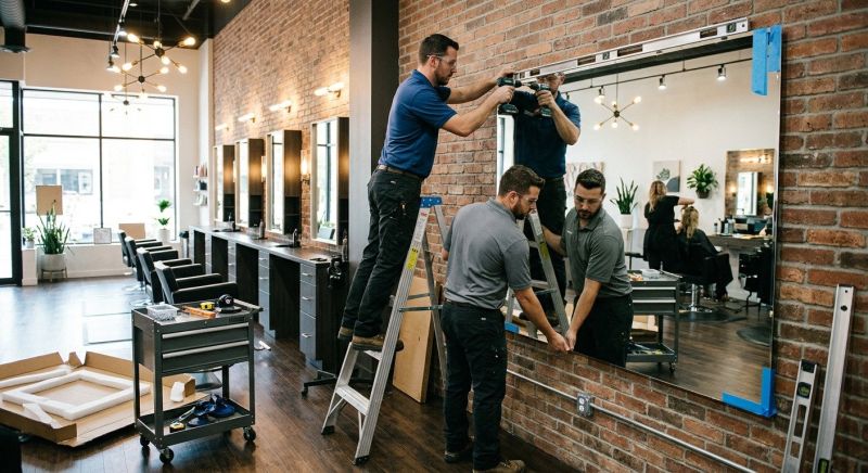 Commercial Mirror Installation in Longmont, CO