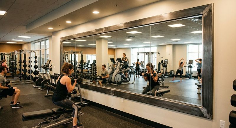 Fitness Mirror Installation in Longmont, CO