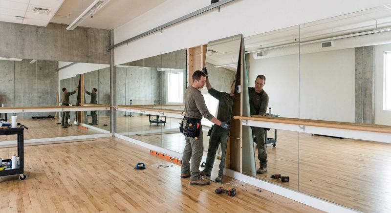 Studio Mirrors Installation in Longmont, CO
