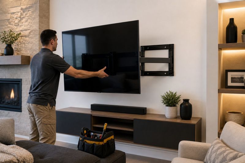 Flatscreen Tv Mounting in Overland Park, KS